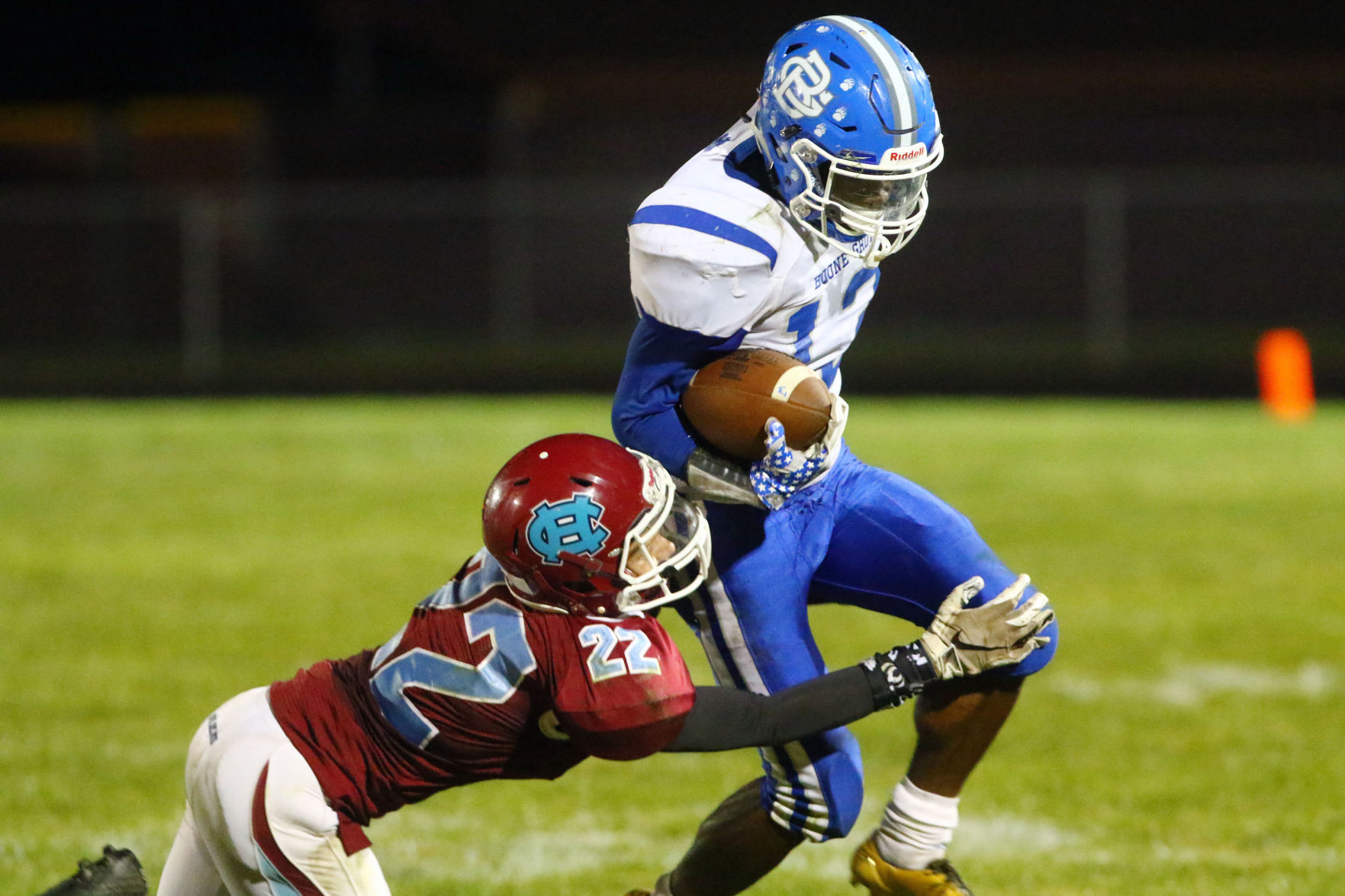 Boone Grove at Hanover Central football